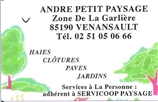 André Petit paysage-paysagiste, jardinier - VENANSAULT